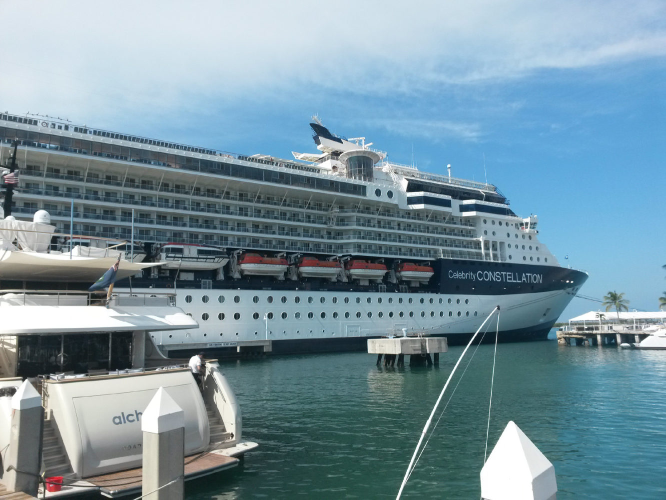 celebrity cruise ship loses power in key west, florida