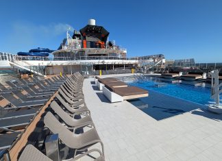 MSC Seascape cruise ship pool deck