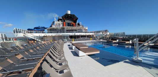 MSC Seascape cruise ship pool deck