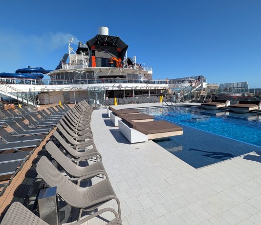 MSC Seascape cruise ship pool deck