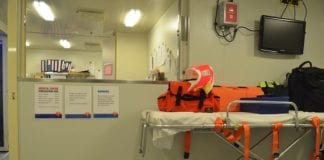 medical facility on cruise ship