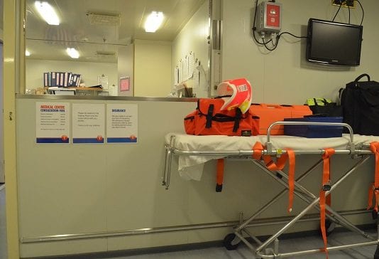 medical facility on cruise ship