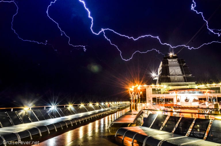 Pictures of Lightning from a Cruise Ship, Celebrity Constellation