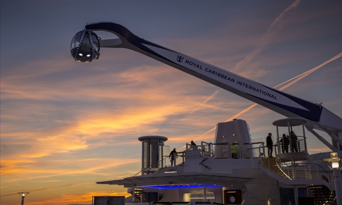 The North Star on the Quantum at sunset.