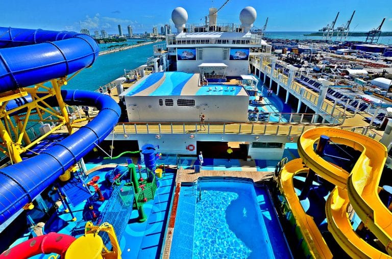 best cruise line water park