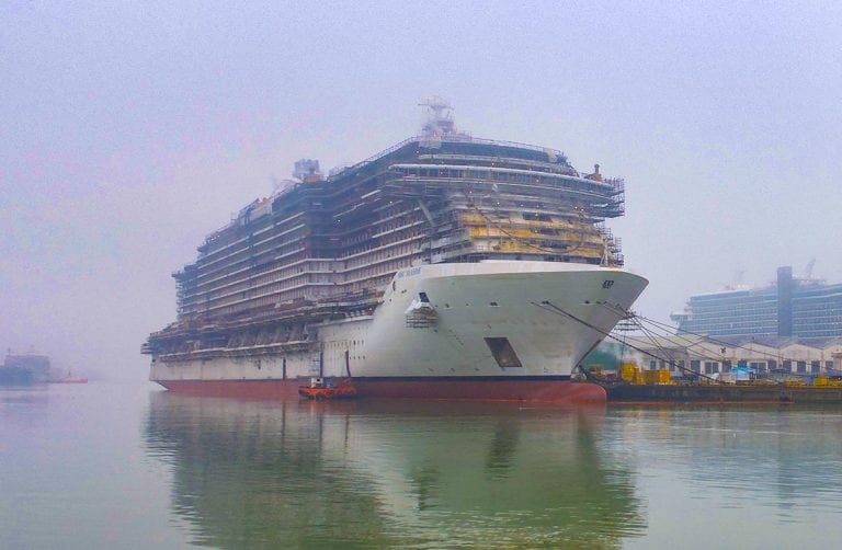 Inside Look at the Construction of 2017’s Hottest New Cruise Ship