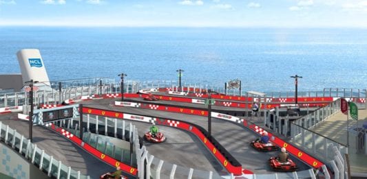 Ferrari Race Track Featured on Norwegian Cruise Ship
