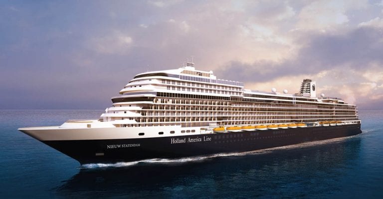 Holland America Opens Bookings for New Cruise Ship