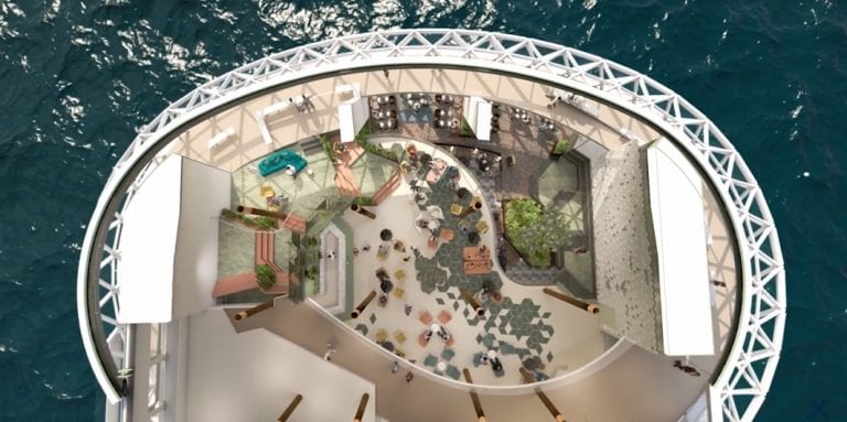 Celebrity Reveals Incredible 3 Story Lounge on Celebrity Edge