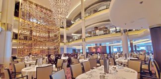 Main dining room on Icon of the Seas