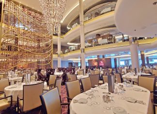 Main dining room on Icon of the Seas