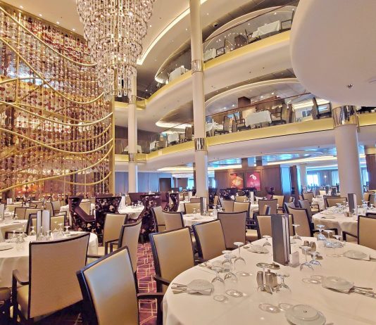 Main dining room on Icon of the Seas