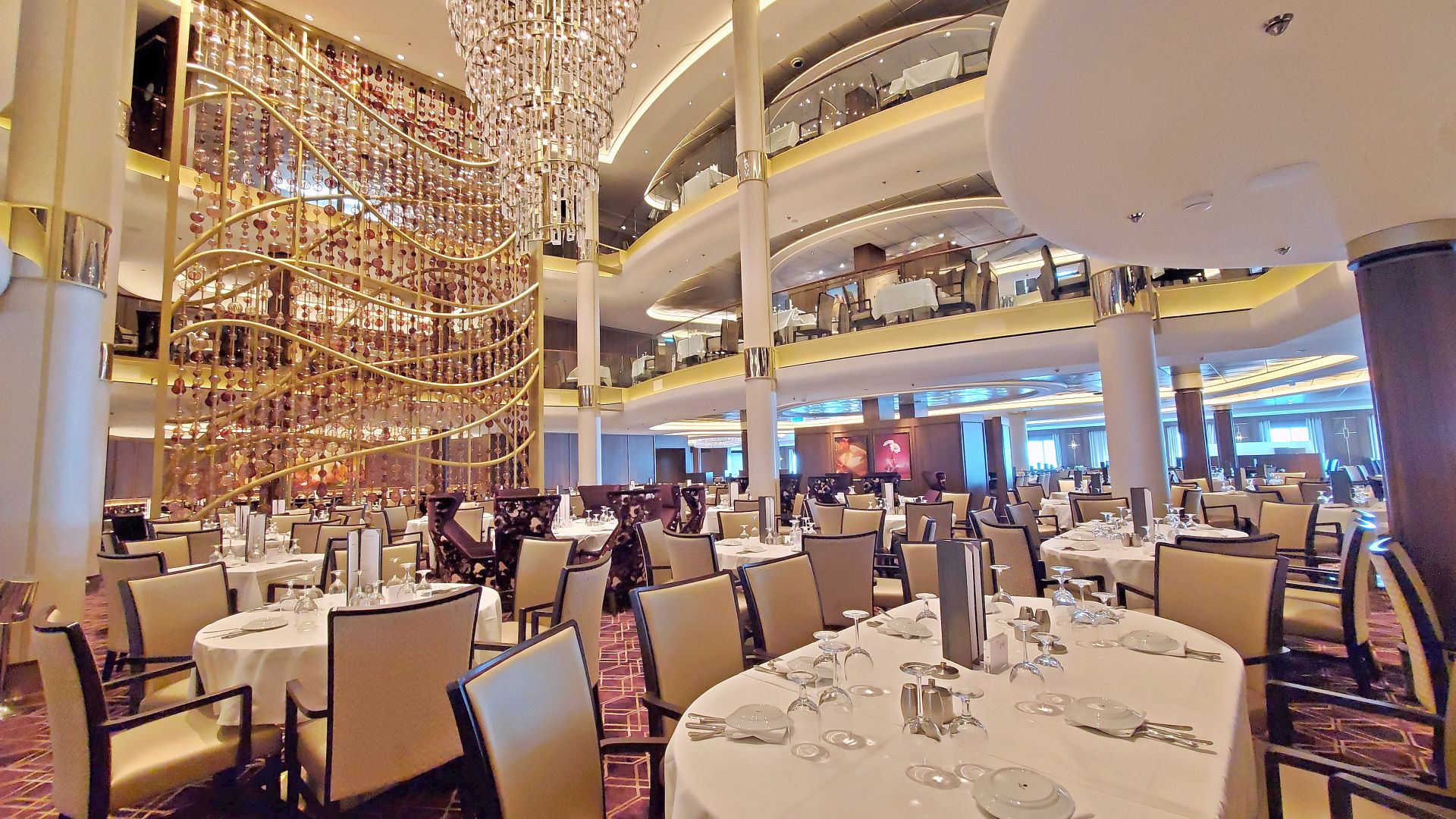 Main dining room on Icon of the Seas