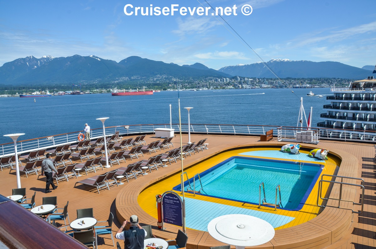 reasons to cruise on small ship pool deck