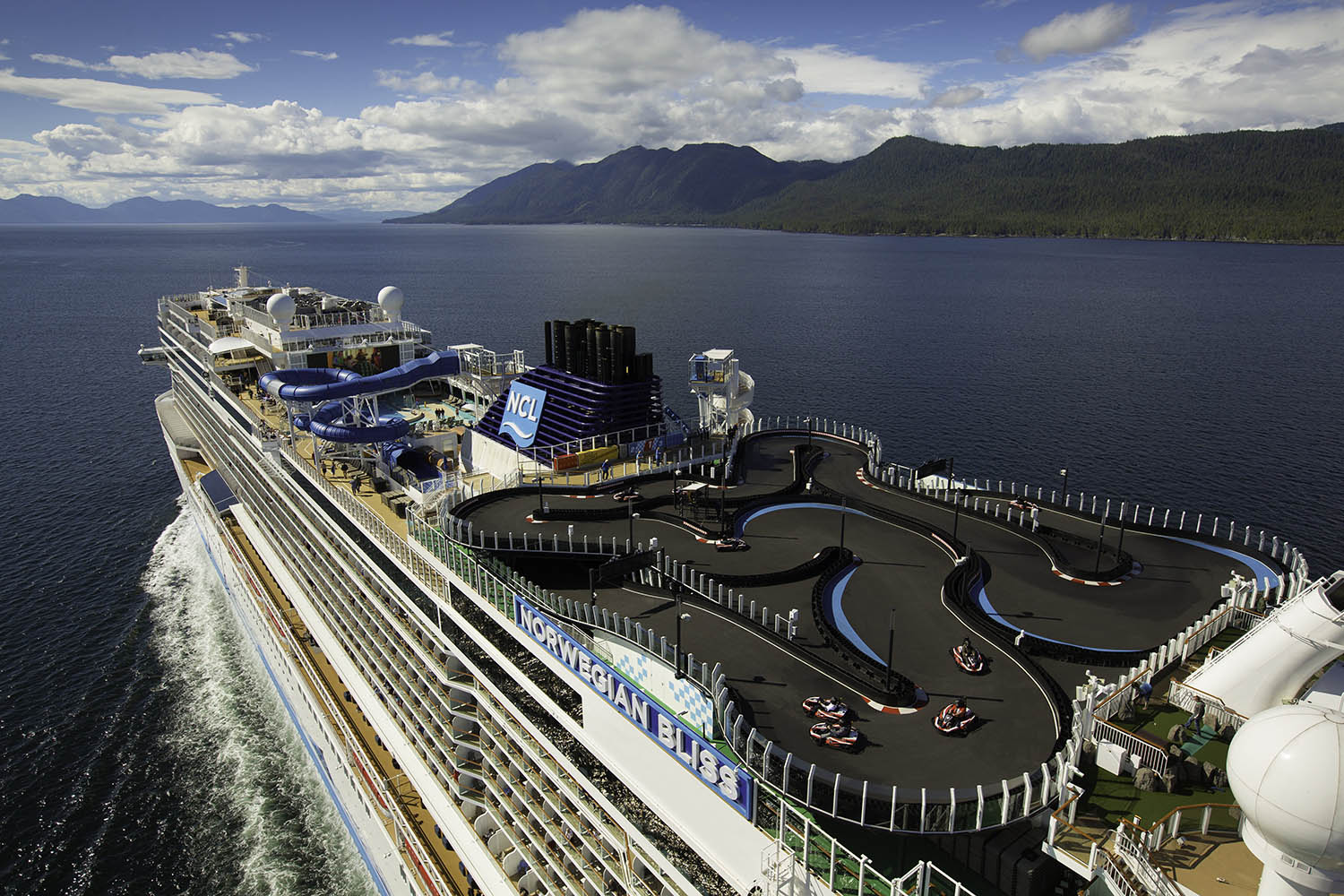 cruise ship kart track