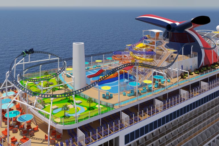 Carnival Cruise Line’s First Mega Cruise Ship, Mardi Gras, Will Feature 6 Zones of Fun