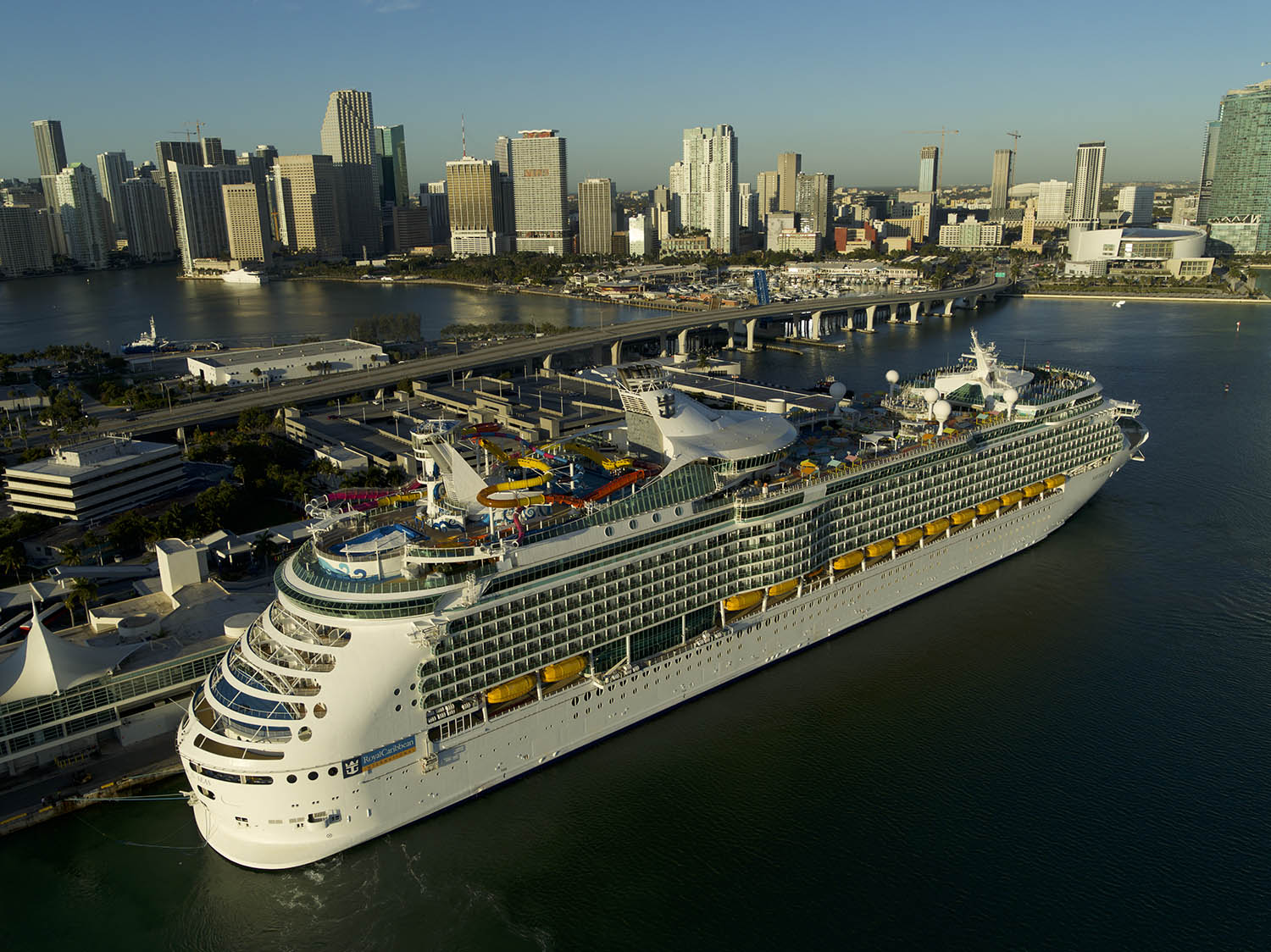 miami cruise port ships today