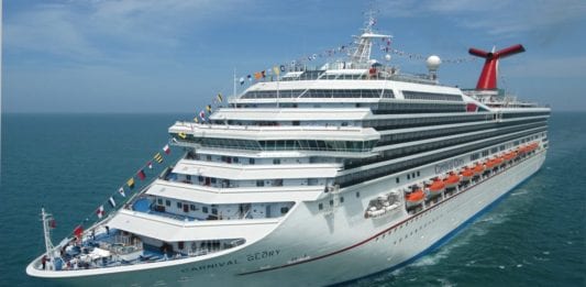 Carnival Cruise Line Rolls Out Beverage Delivery Service with Pizza on Four Cruise Ships Carnival Glory