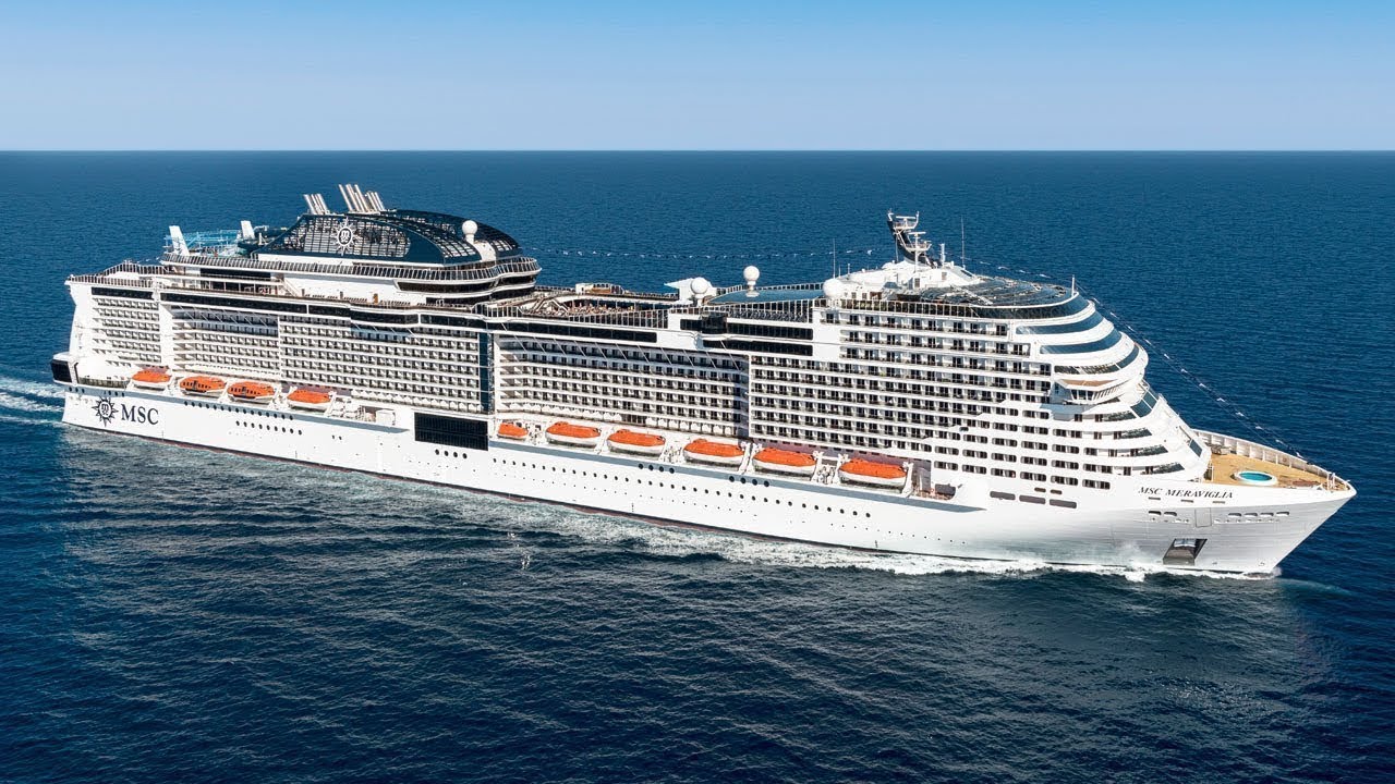 msc cruise line ship sizes
