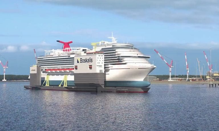 Carnival Cruise Ship to Be Repaired Using ‘Floating Dry Dock’ [Watch]