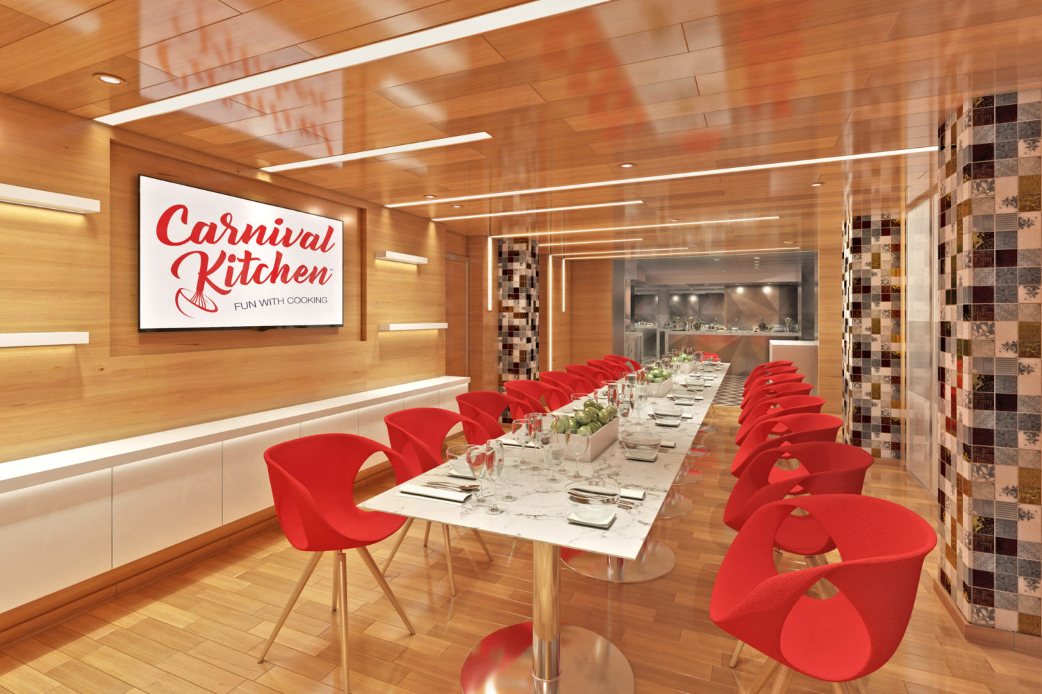 Carnival Kitchen Will Debut On The Cruise Line S New Ship