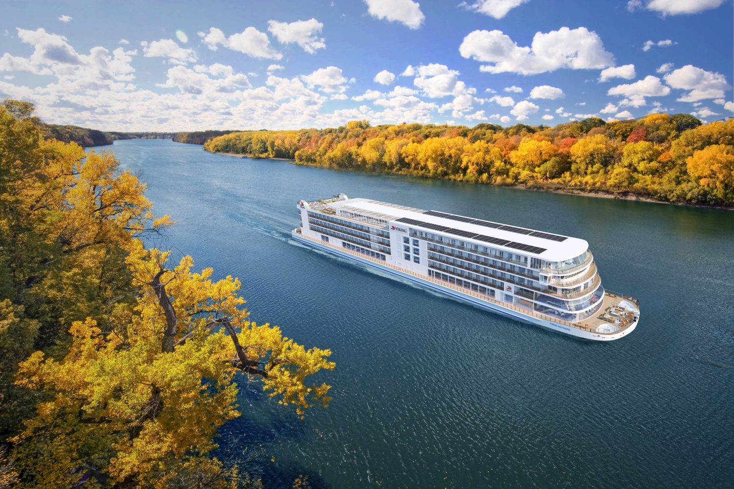 First Look at Viking's New Cruise Ship for the Mississippi River