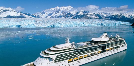Royal Caribbean cruise ship in Alaska