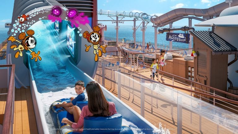 Disney Cruise Line Is Bringing Snow to Their New Water Ride AquaMouse