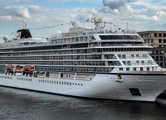 Viking Mars cruise ship in Amsterdam