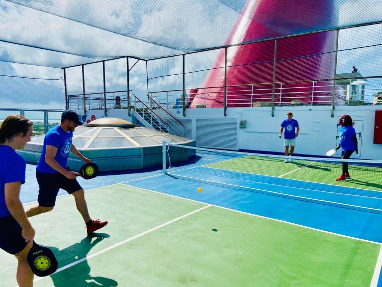 First Carnival Cruise Ship Gets Dedicated Pickleball Court
