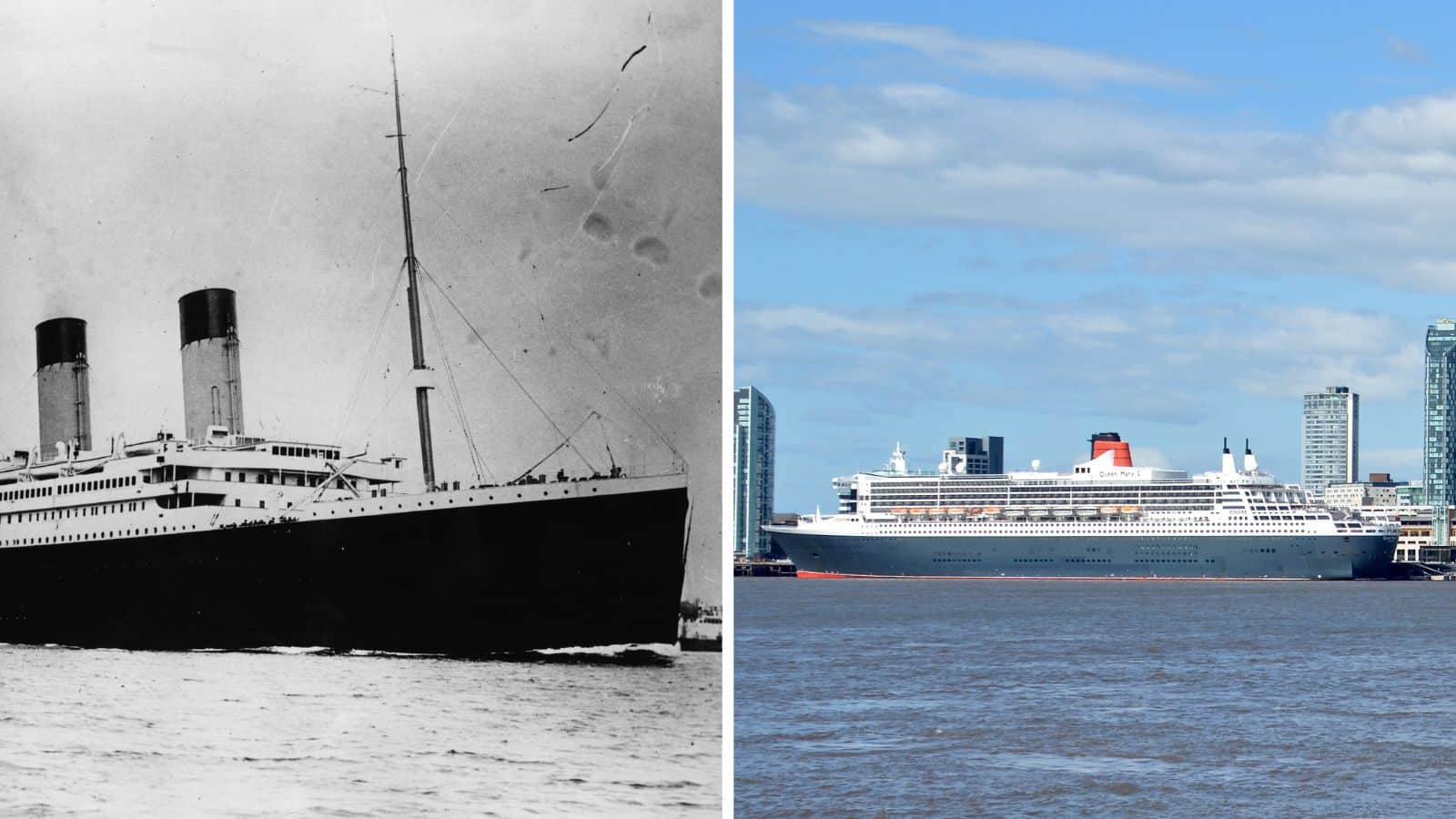 titanic speed vs modern cruise ships