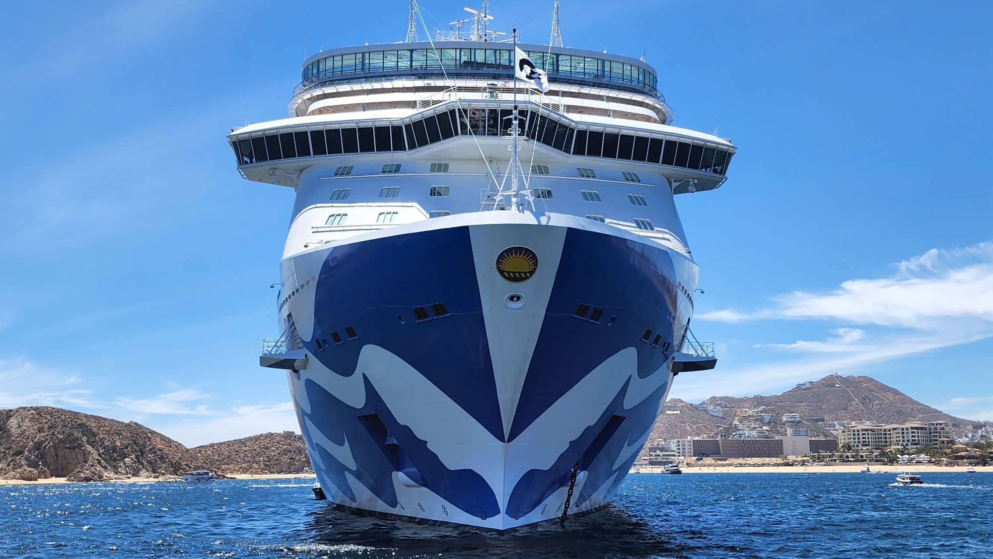 Princess cruise ship in Cabo cruise port