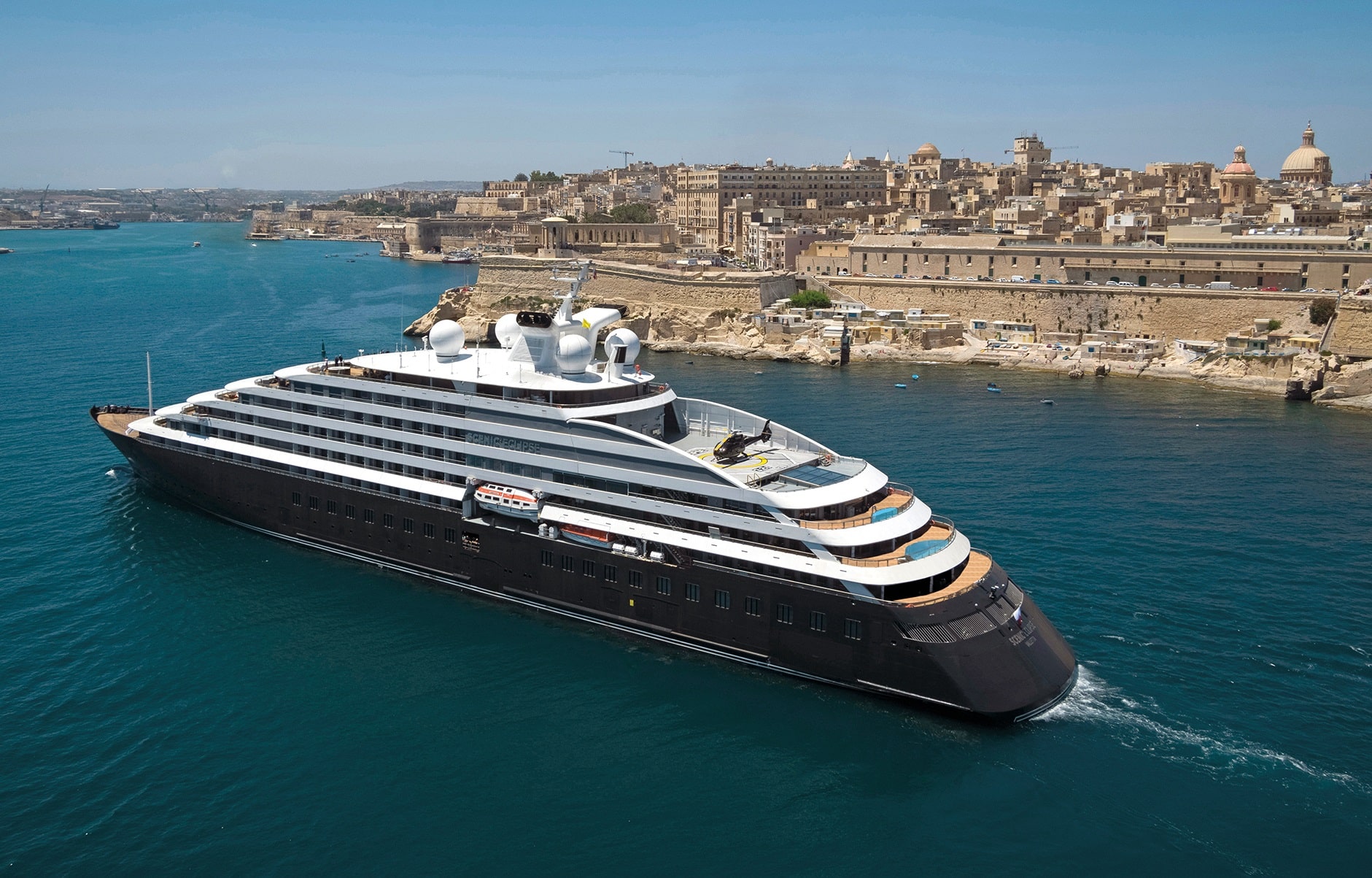 Scenic Eclipse all inclusive luxury yacht