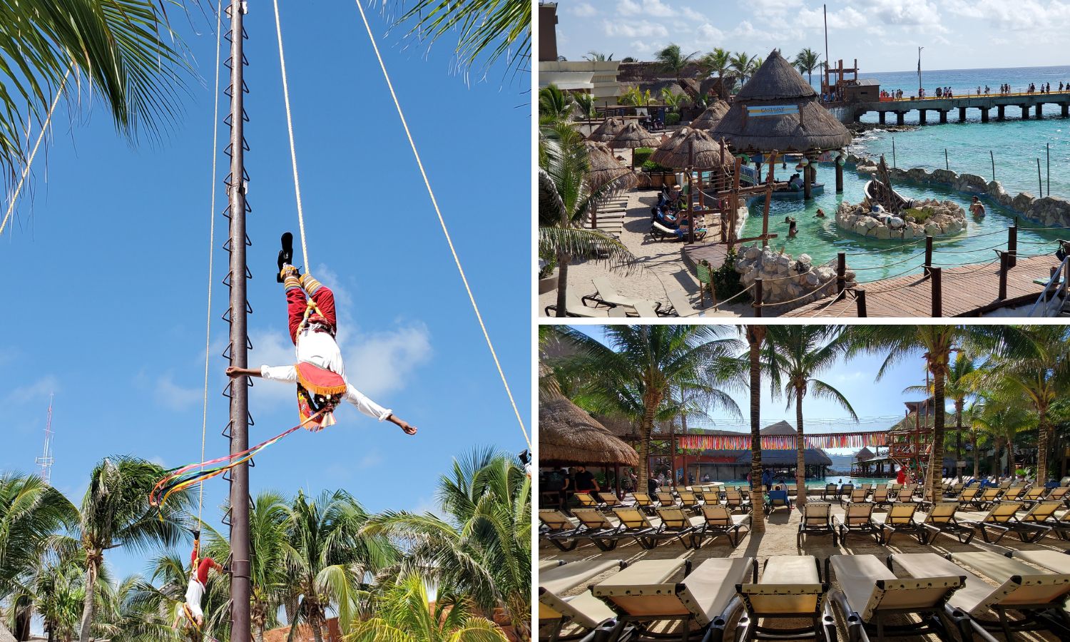 Costa Maya cruise port pool, shops, and more