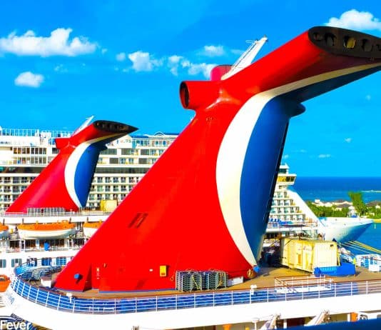 Carnival cruise ships in Nassau, Bahamas