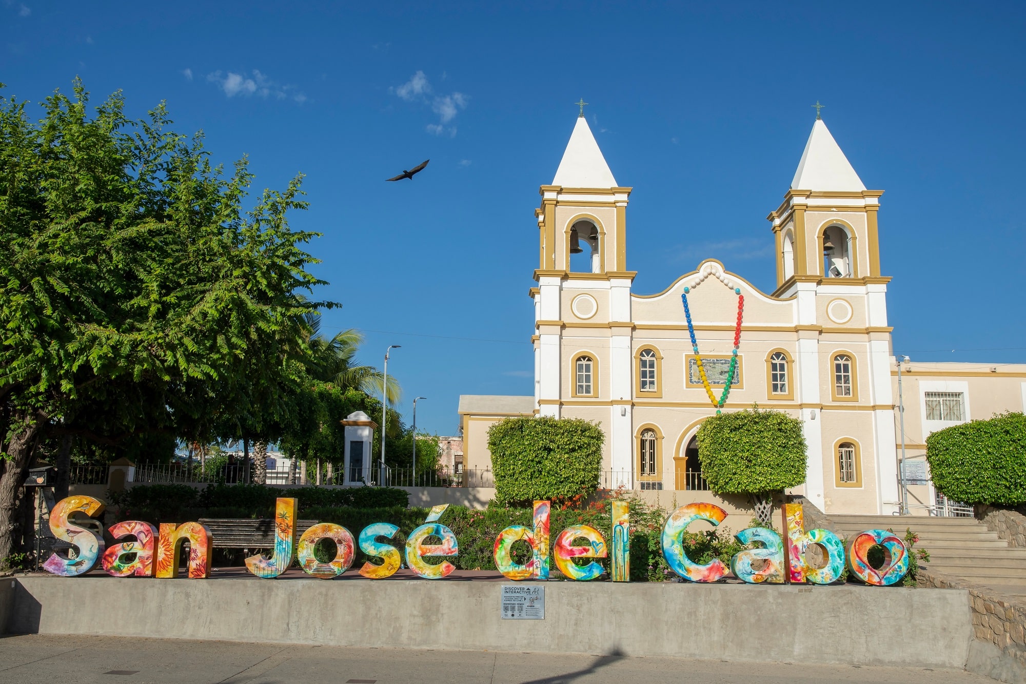 san jose del cabo old town with church