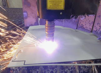 Cutting steel for the new Icon class cruise ship