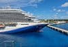 Carnival cruise ship in port at Cozumel