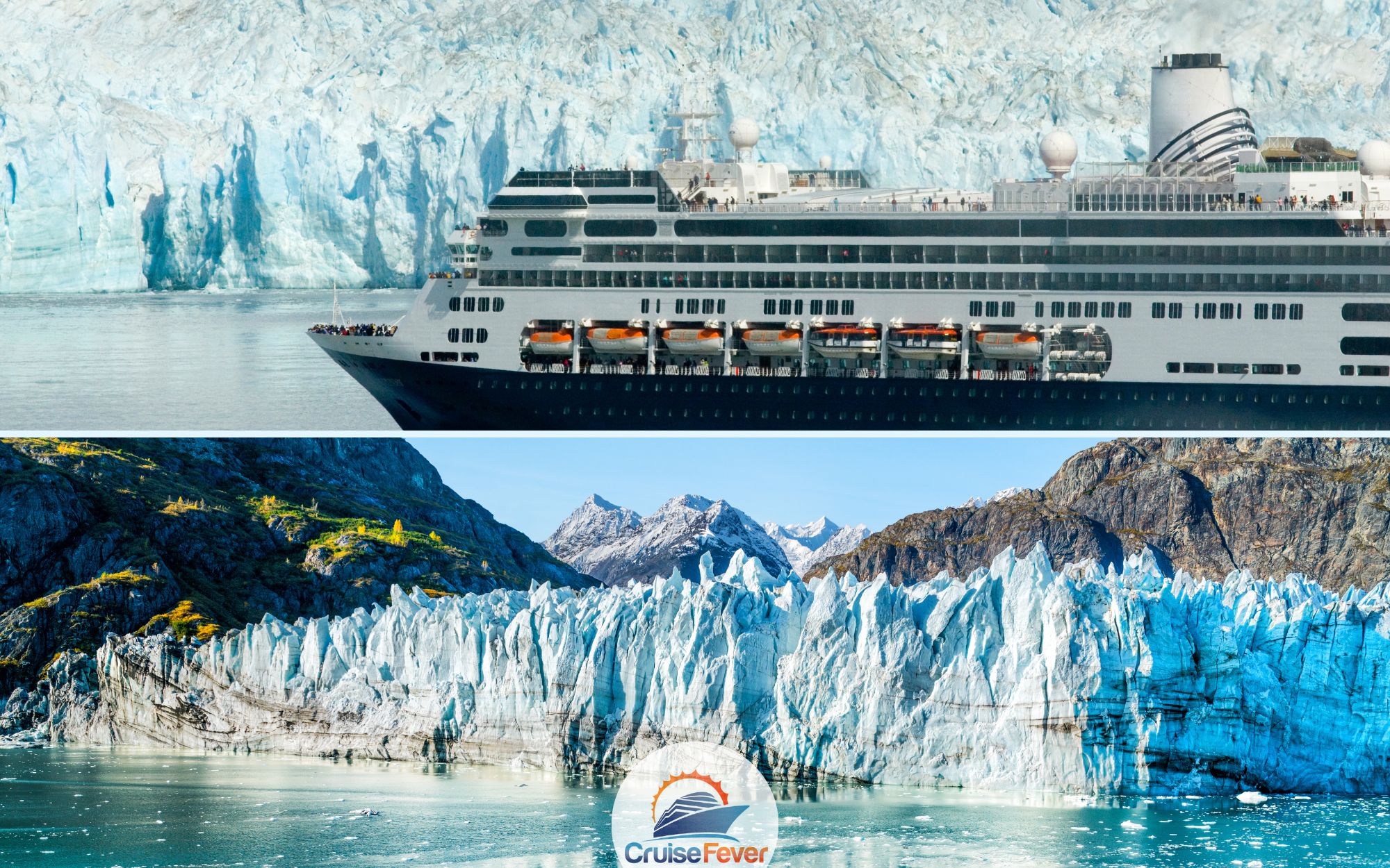 cruise ship at glacier bay on alaska cruise