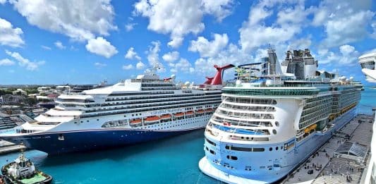 royal caribbean and carnival in Nassau