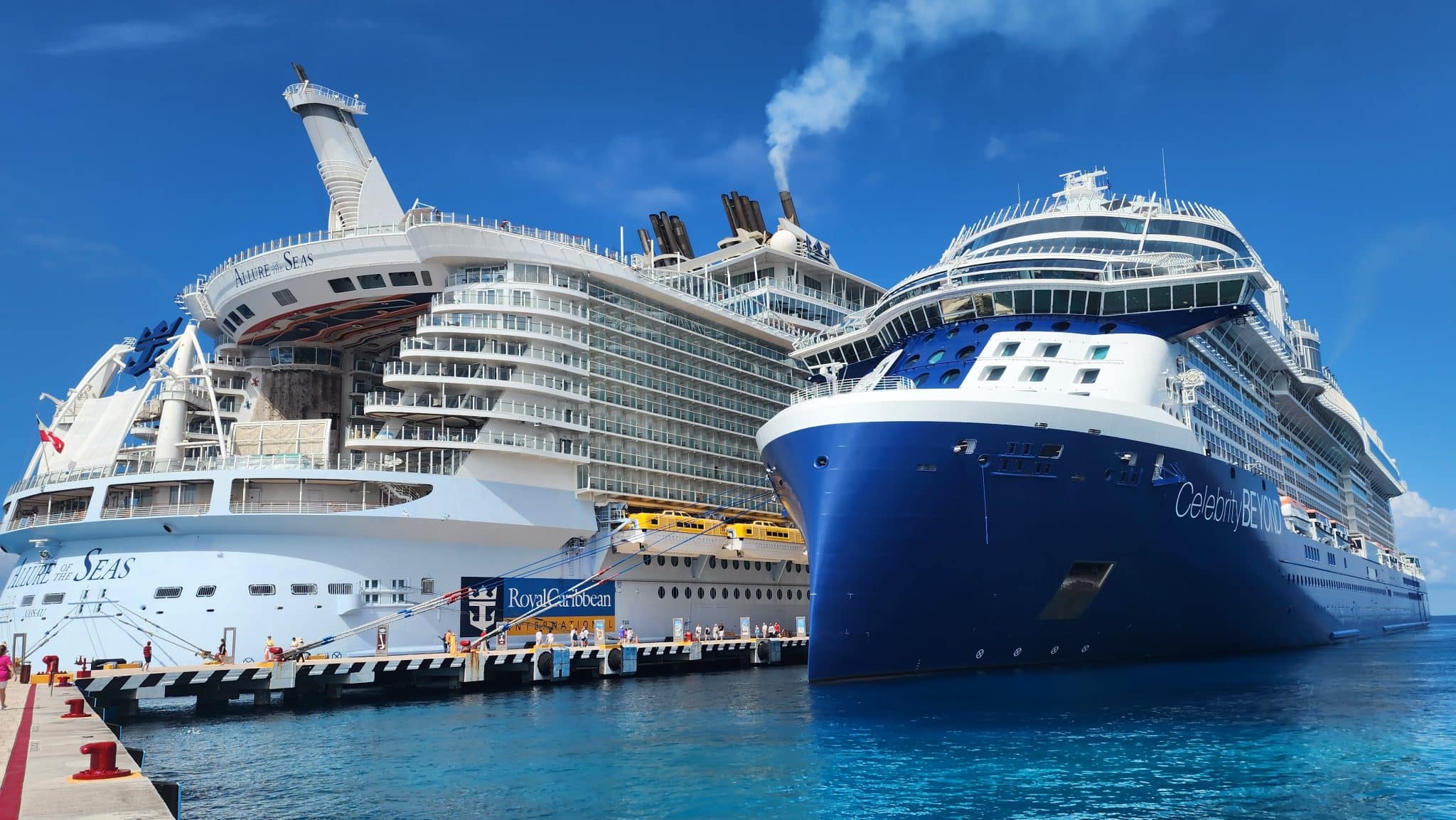 Royal Caribbean's Allure of the Seas and Celebrity Cruises' Beyond
