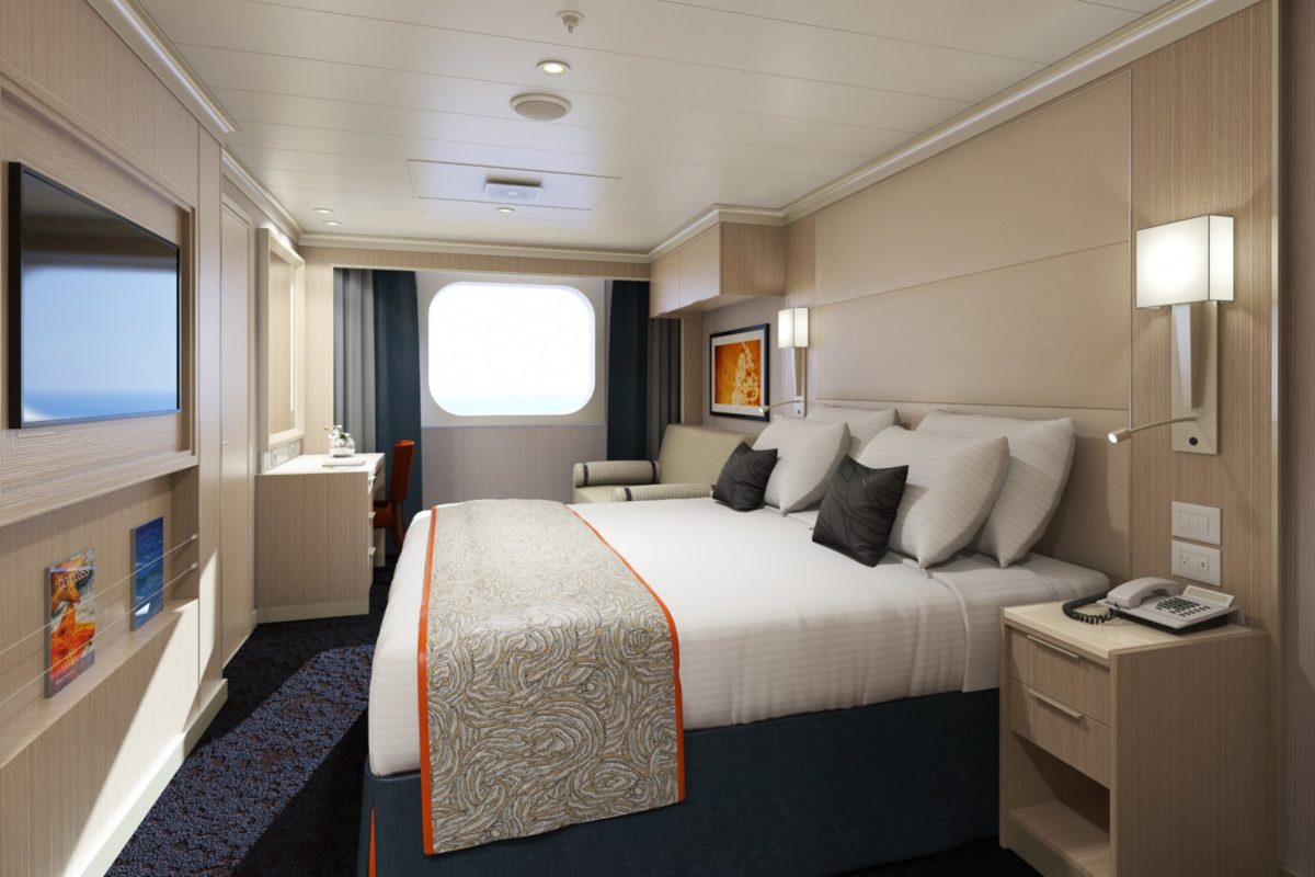 Solo cabin on Holland America ship