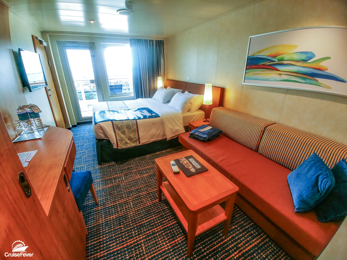Carnival Horizon cruise ship balcony cabin