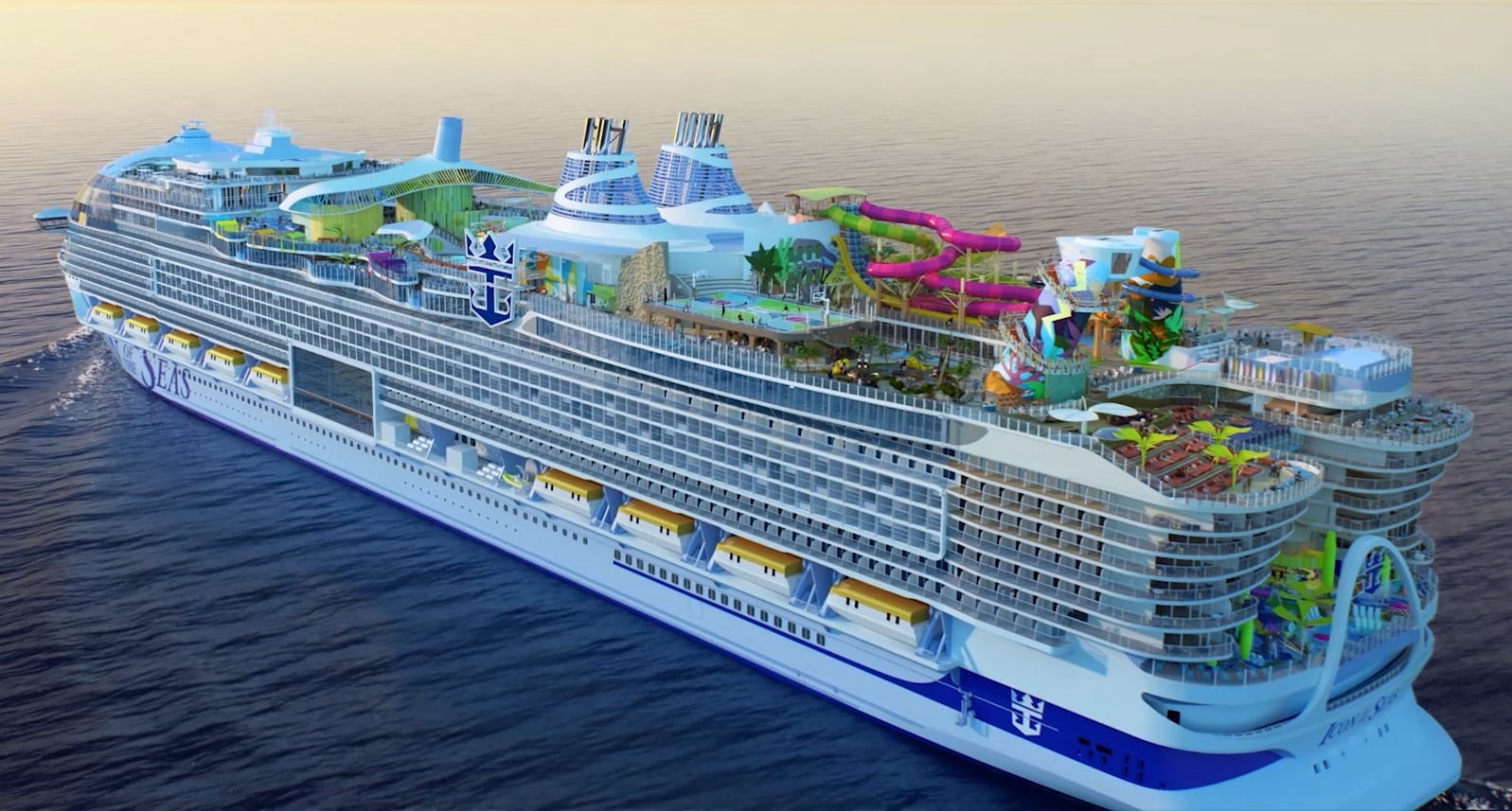 Royal Caribbean's Icon of the Seas, the largest cruise ship in history