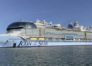 Biggest Cruise Ship Ever Passes First Round of Sea Trials Royal Caribbean's Icon of the Seas cruise ship