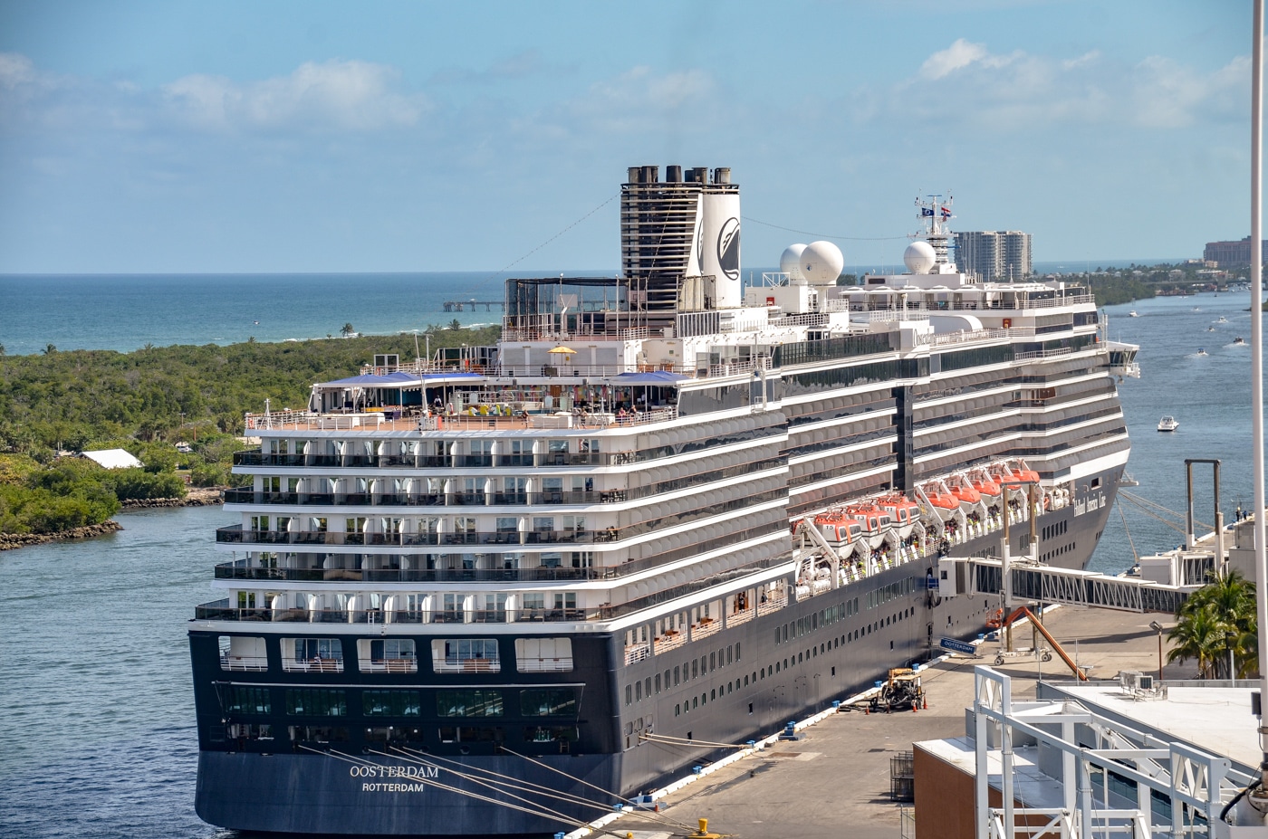 Holland America Oosterdam in Port Canaveral Florida