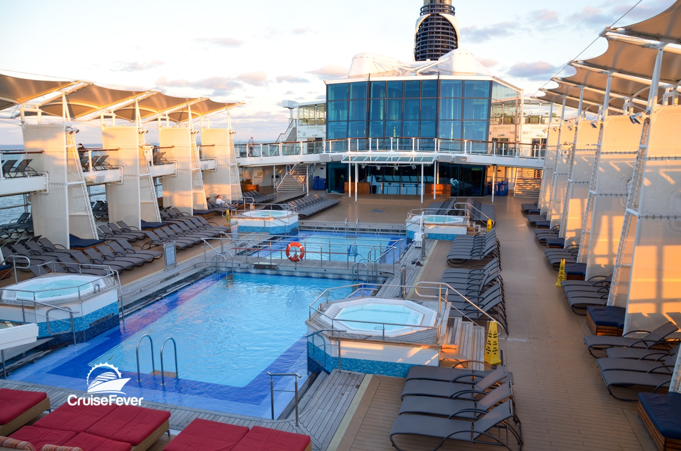 Cruise pool on Celebrity Silhouette