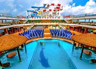 Carnival Horizon cruise ship pool deck