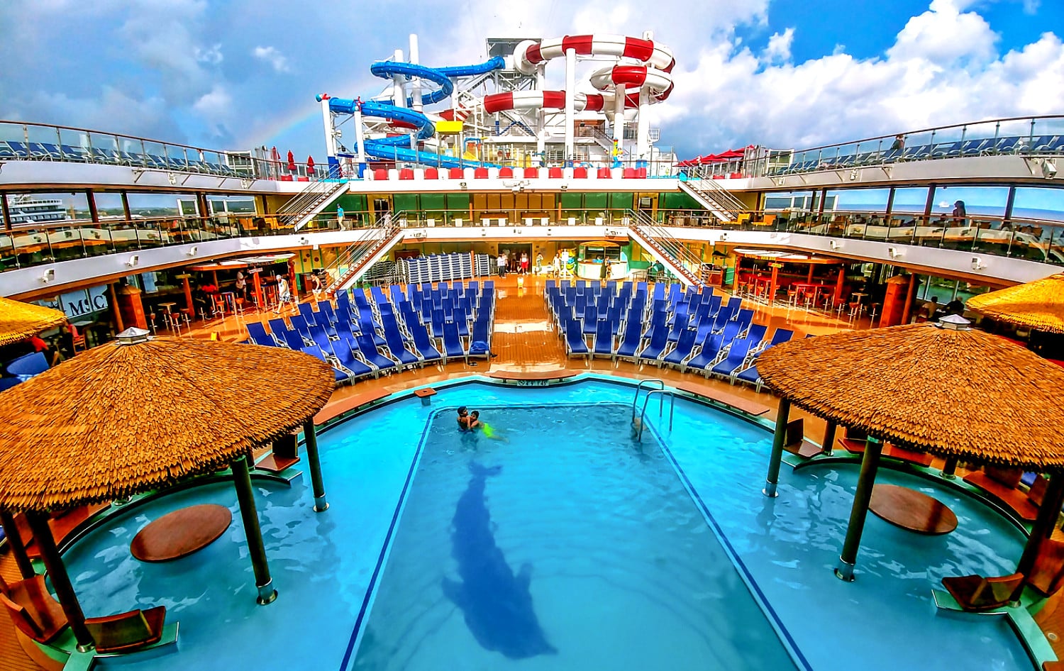 Carnival Horizon cruise ship pool deck