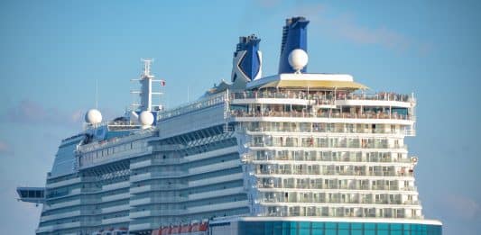 Celebrity Equinox leaving Fort Lauderdale (Port Everglades)